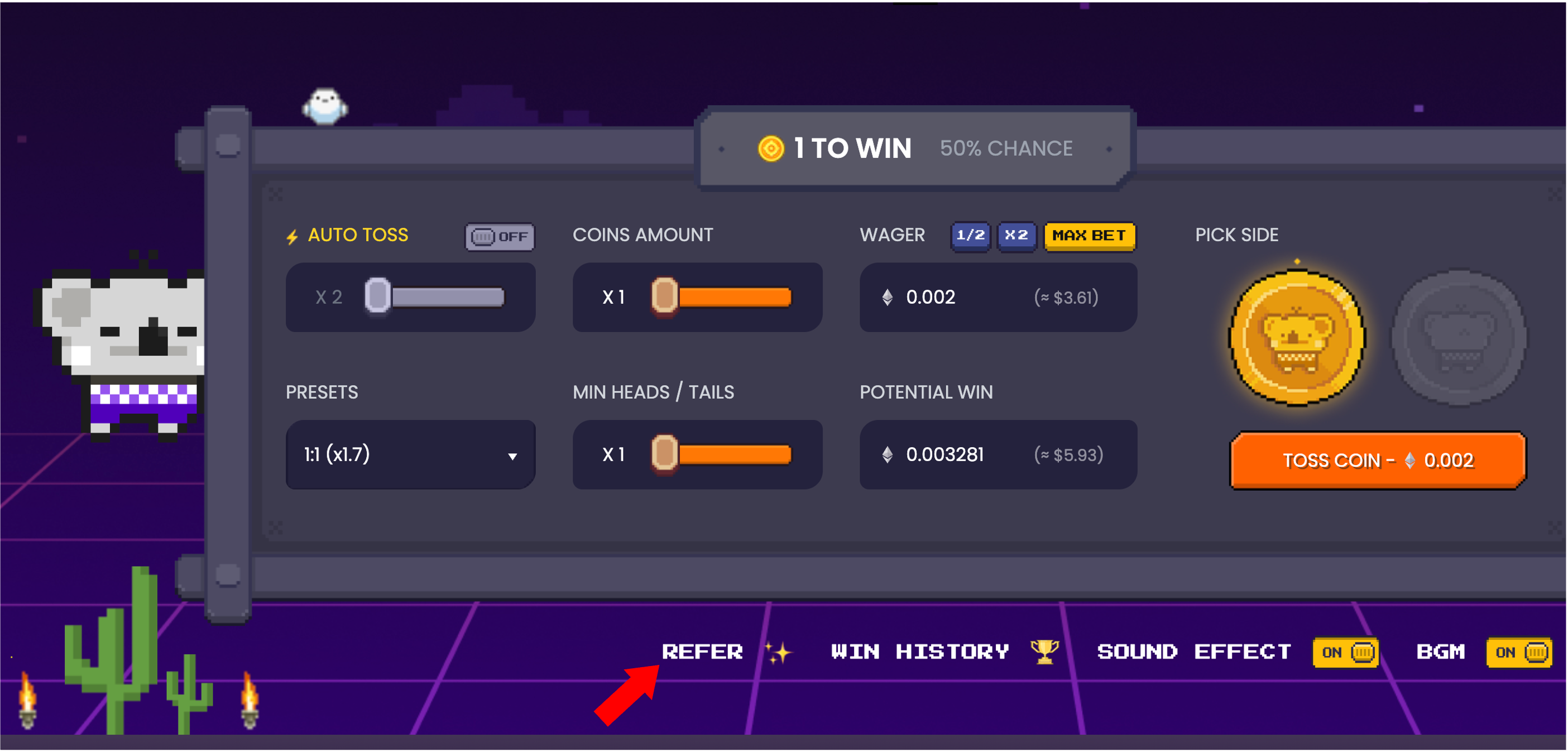 Koala Koin Toss Referral 1